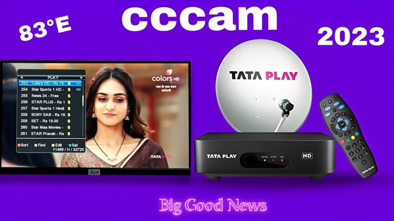 Free Cccam TataPlay 83E