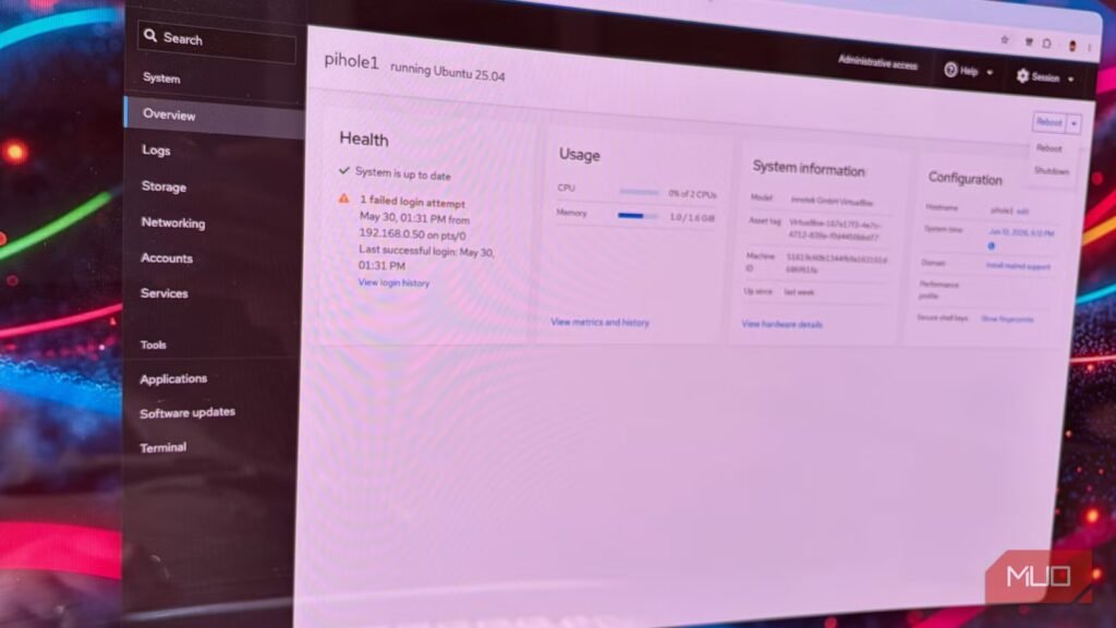 There's a full Linux server dashboard hiding in your browser — and it's already installed